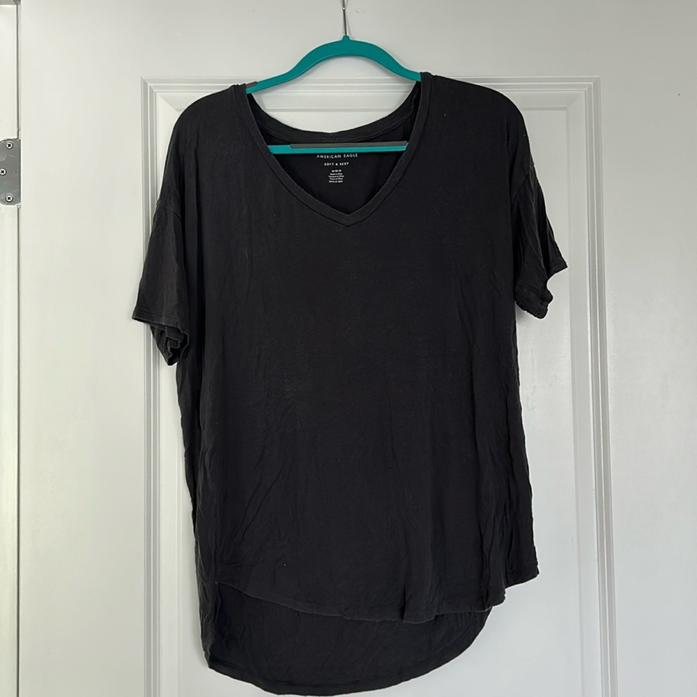 Gray American Eagle Tee